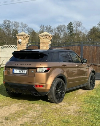 Land Rover Range Rover Evoque cena 99900 przebieg: 146000, rok produkcji 2014 z Lubsko małe 781